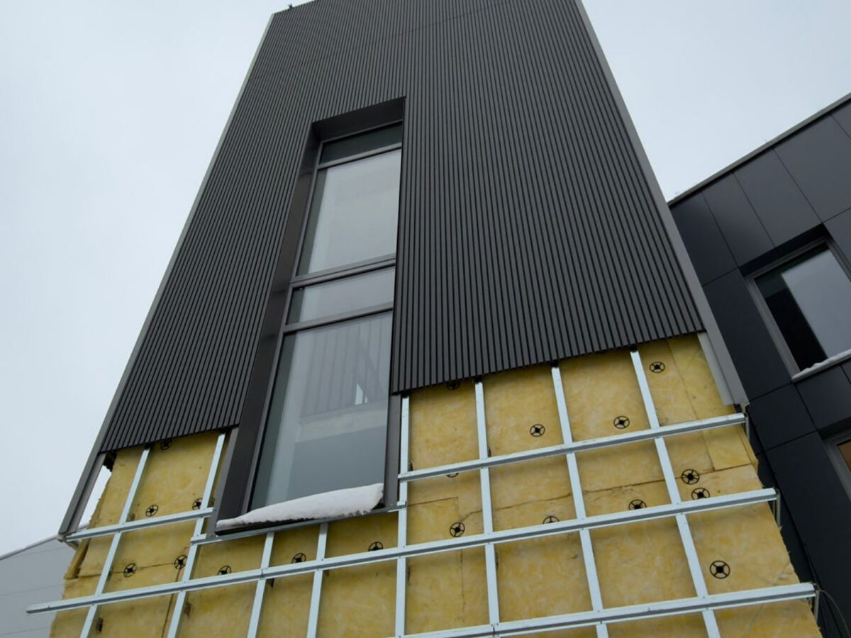 Fasade på industribygg med FLC — bilde 2