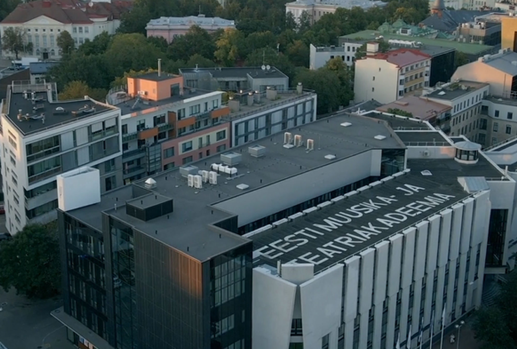Takterrasse, musikkakademiet i Estland