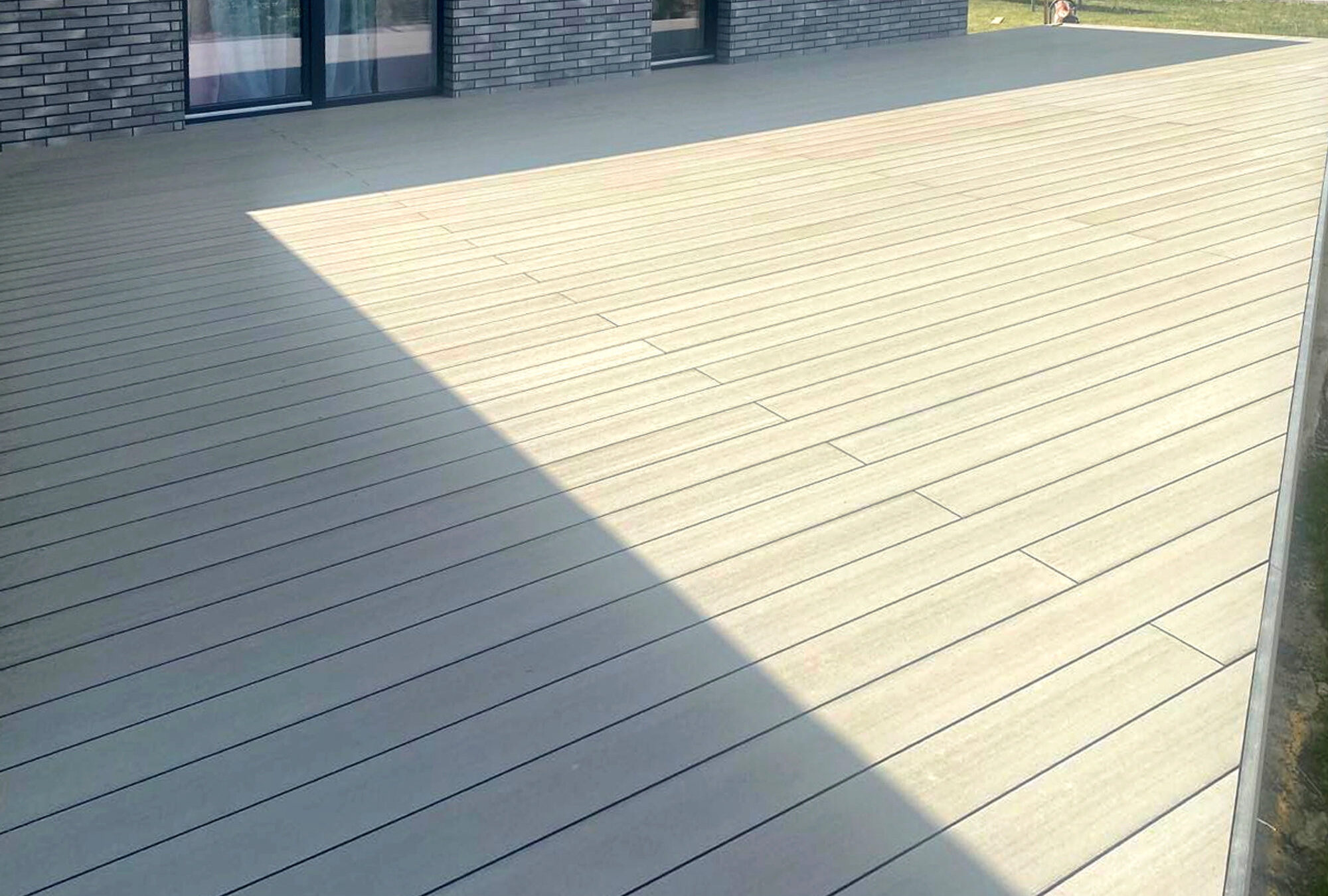 Terrasse med spesialform