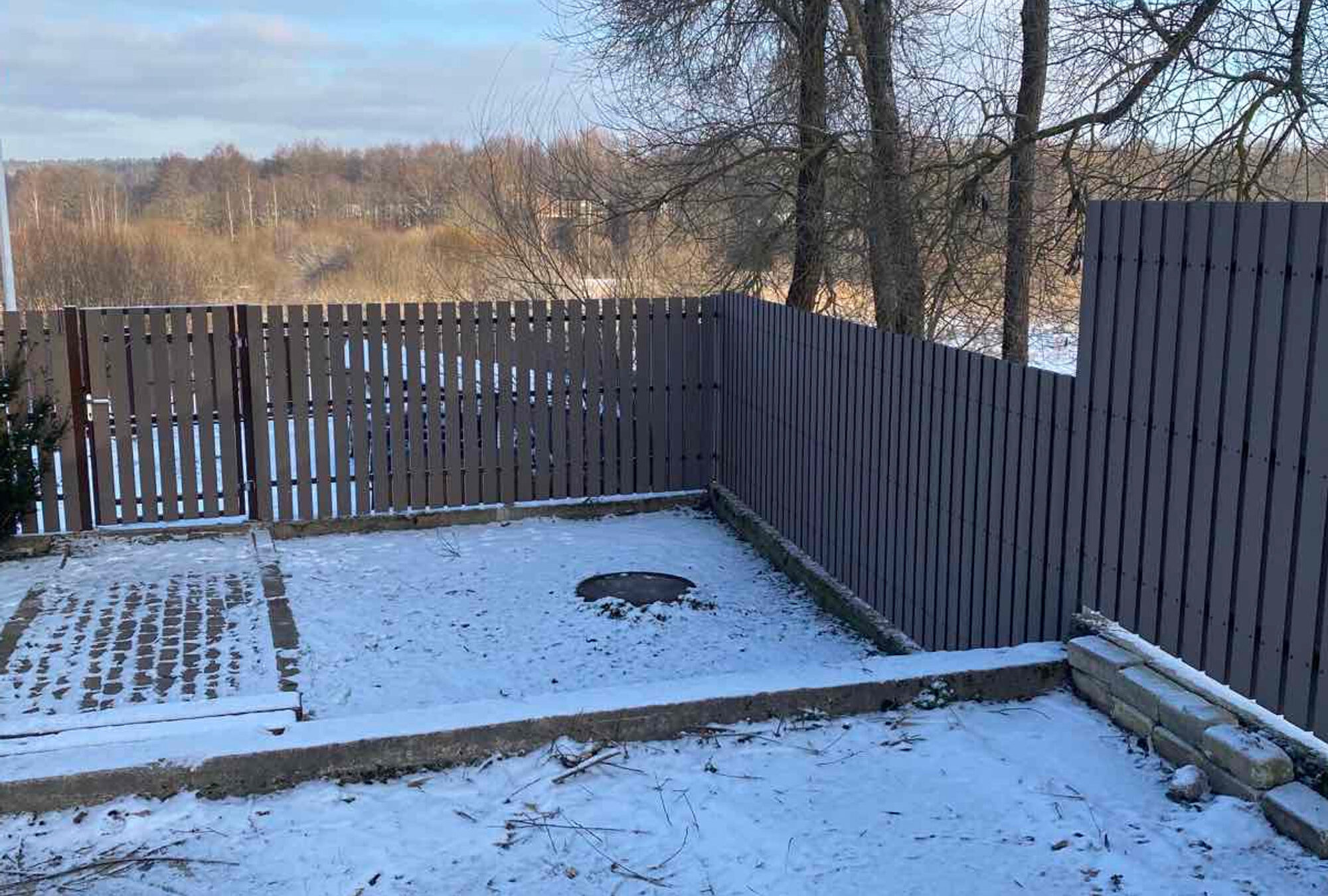 Gjerdefelt i skråning — bilde 2