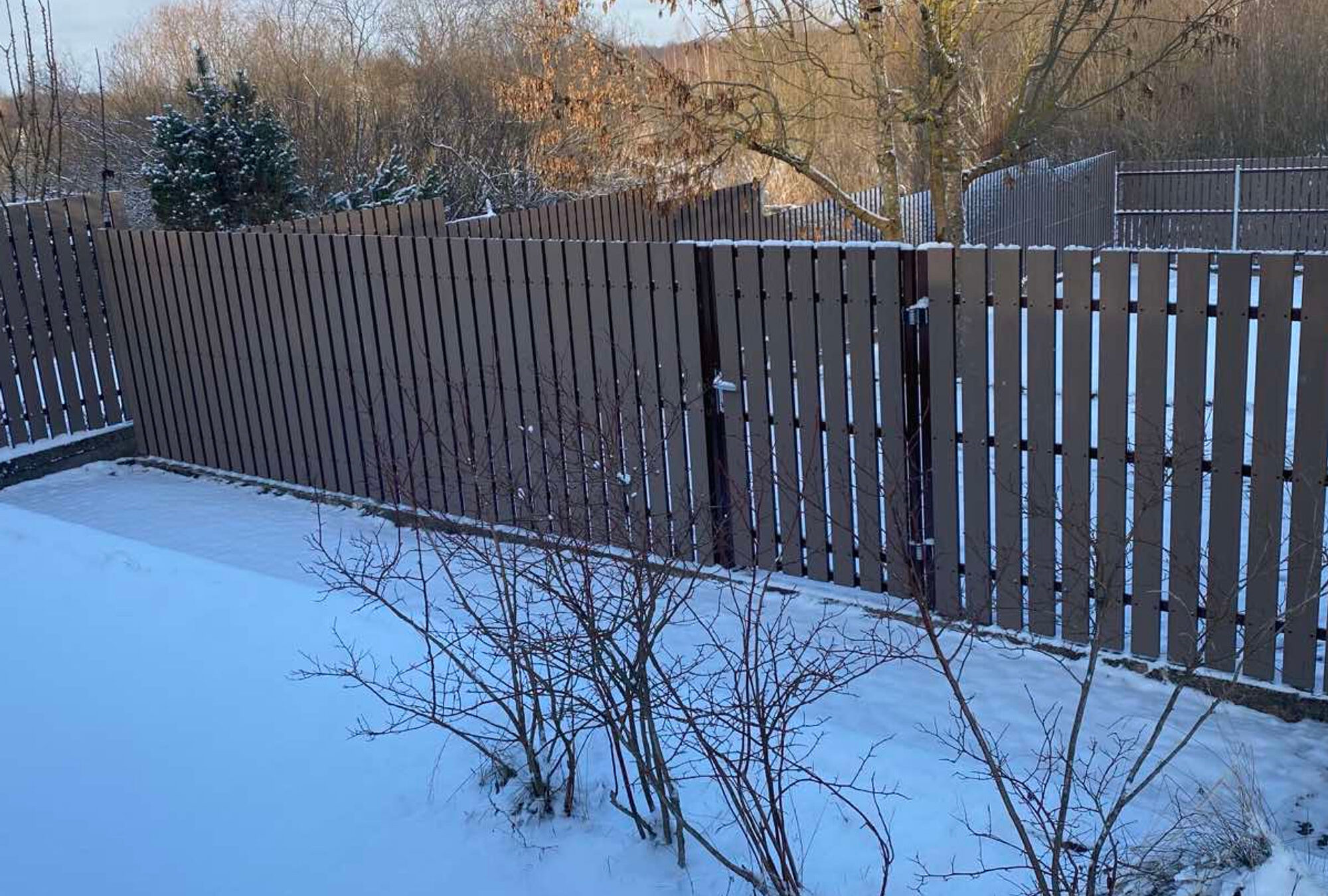 Gjerdefelt i skråning — bilde 3