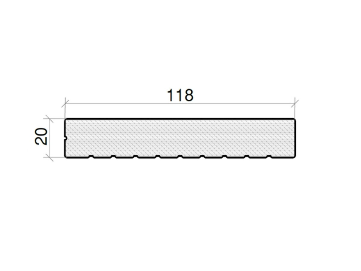 Avslutningsprofil Solid20 TLR2C — bilde 2