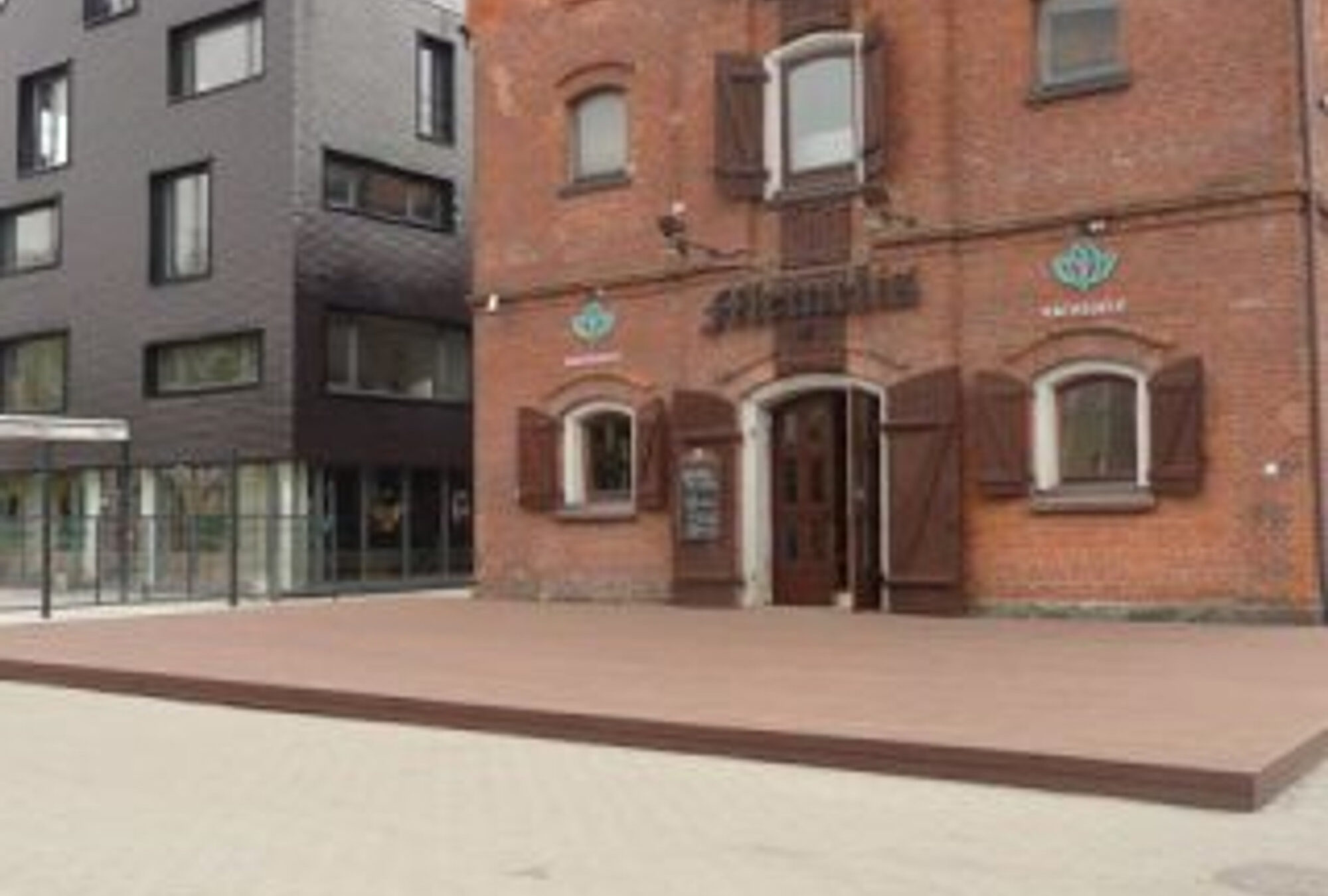 Terrasse i Klaipėdas gamleby — bilde 3